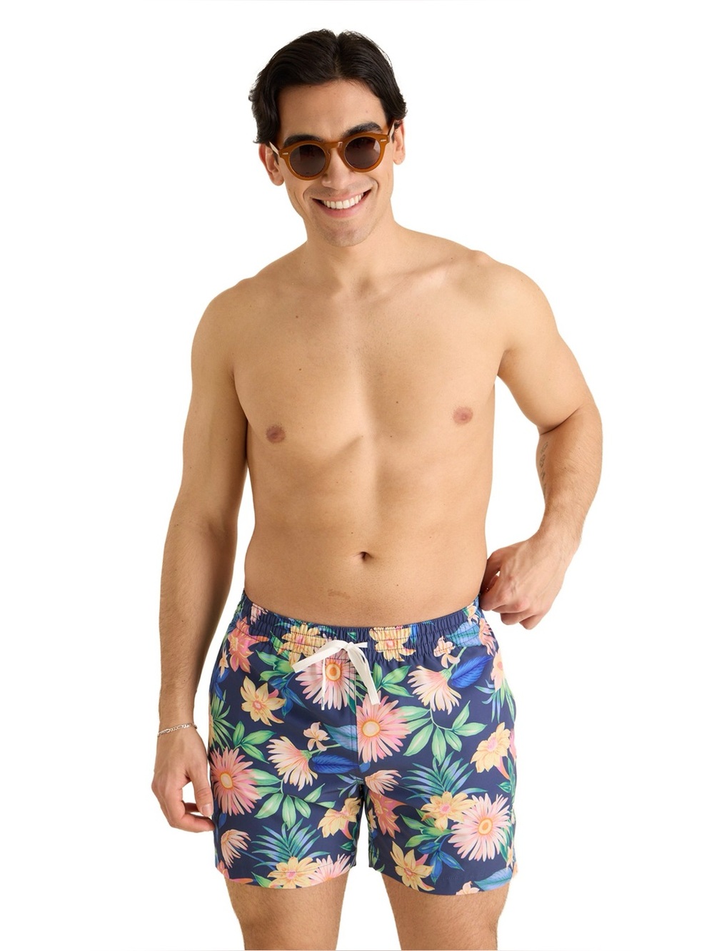 Chubbies Men's The Big Bloomers Classic Swim Drawstring Trunks 5.5” Size Large